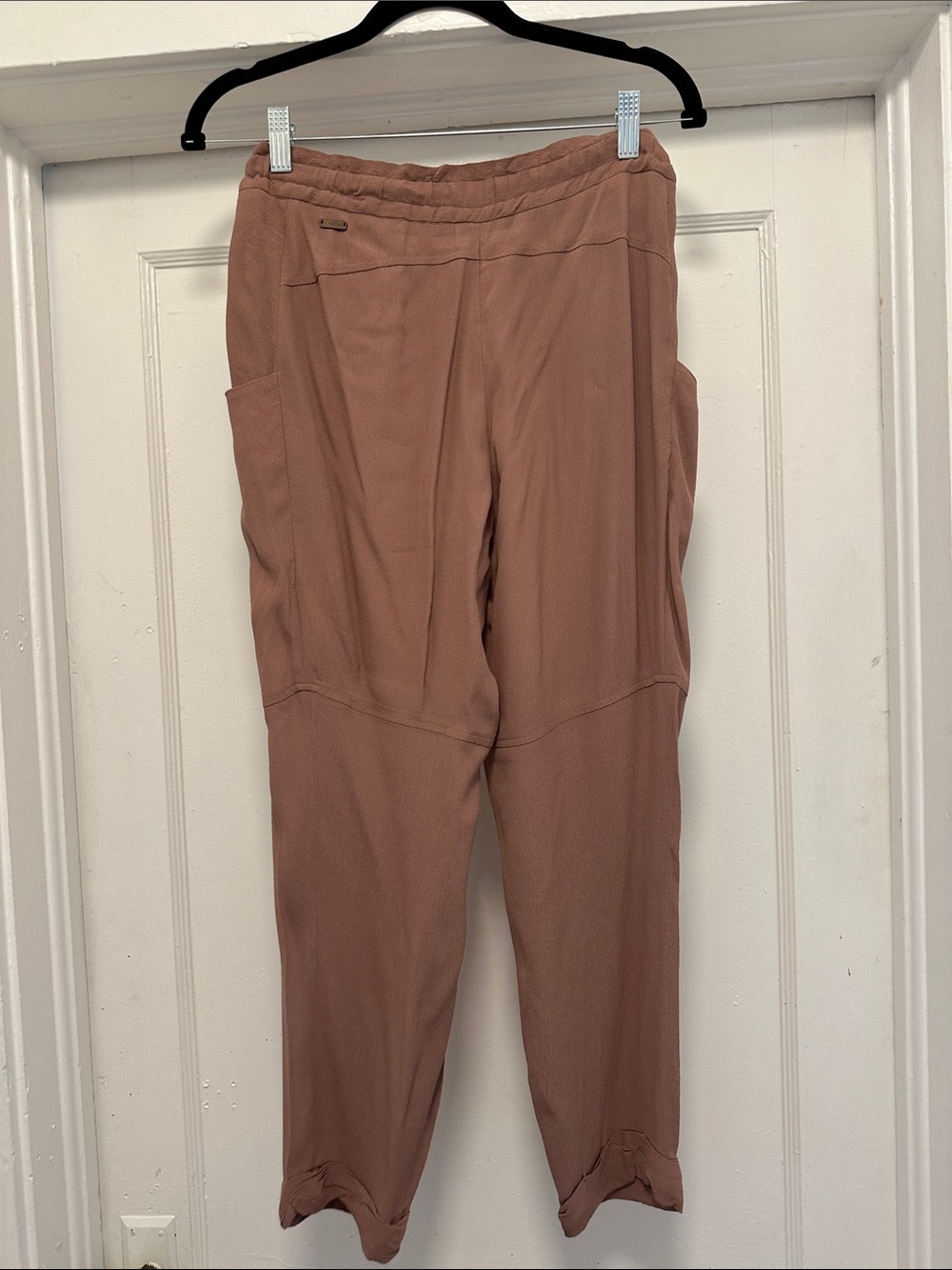 Wilfred Dusty Rose Drawstring Jogger Pants - Picture 4 of 6